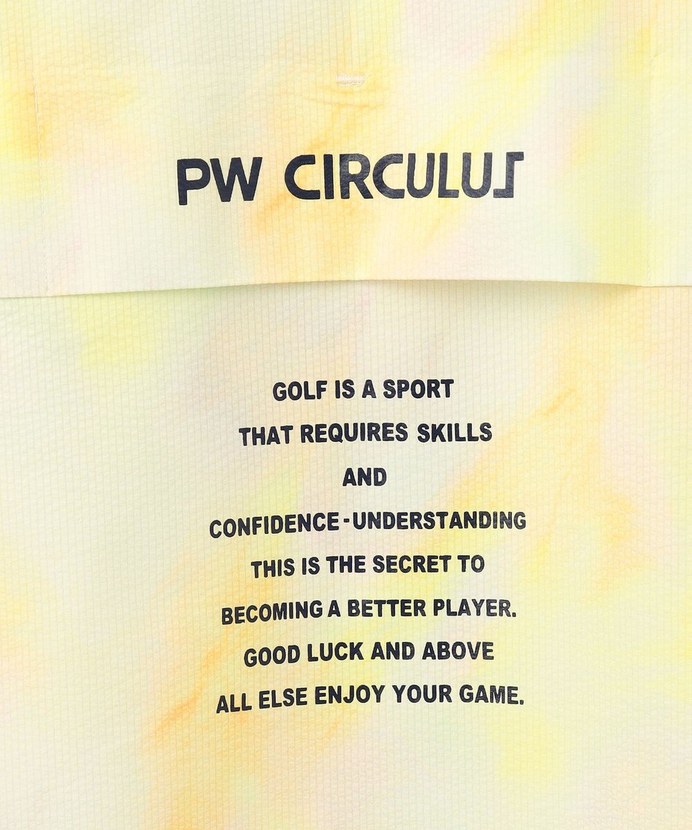 PW CIRCULUS 【MEN】タイダイ柄 メッシュポケットシャツ ゴルフ 