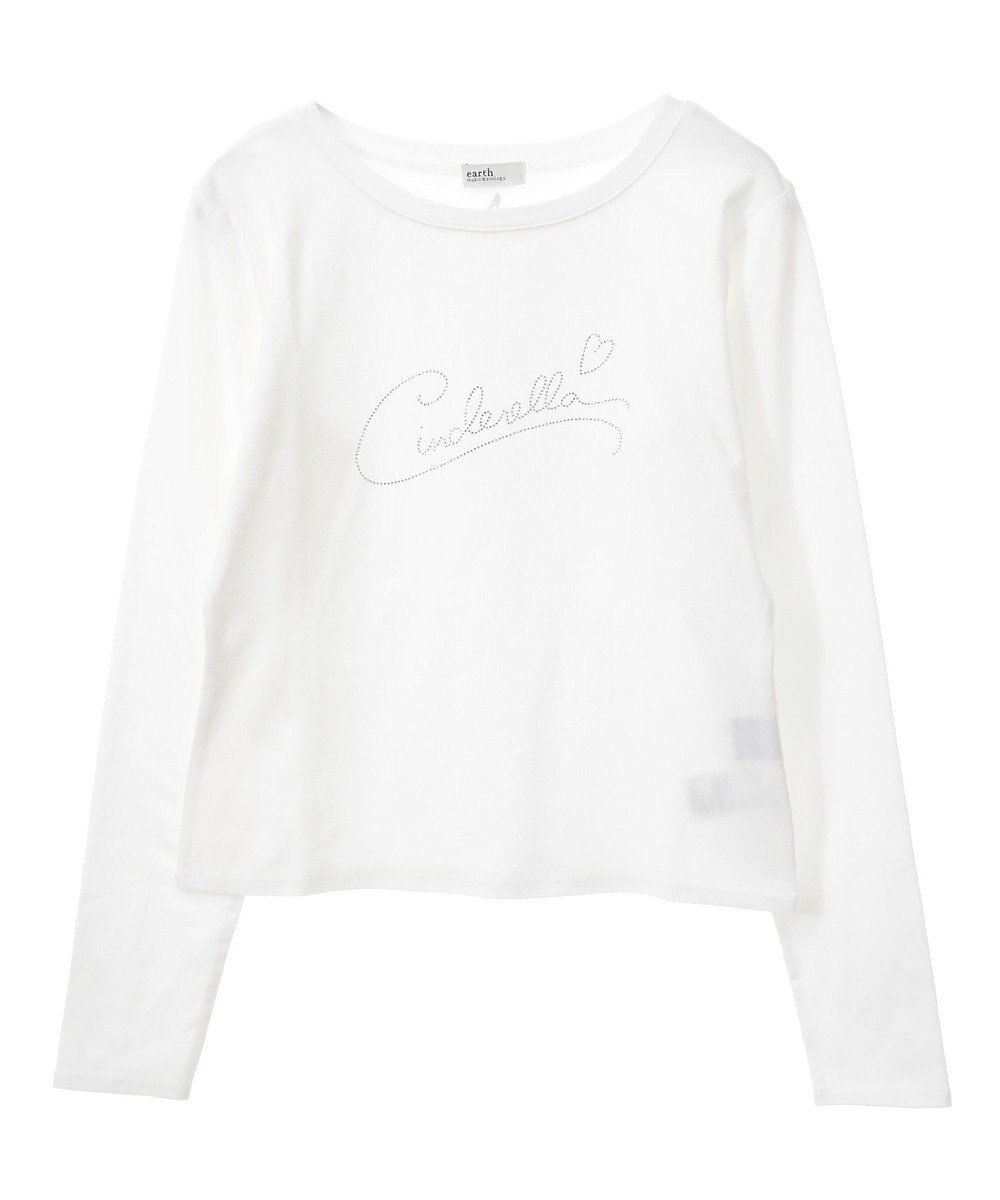 earth music&ecology シンデレラ／ビジューロゴプルオーバー 