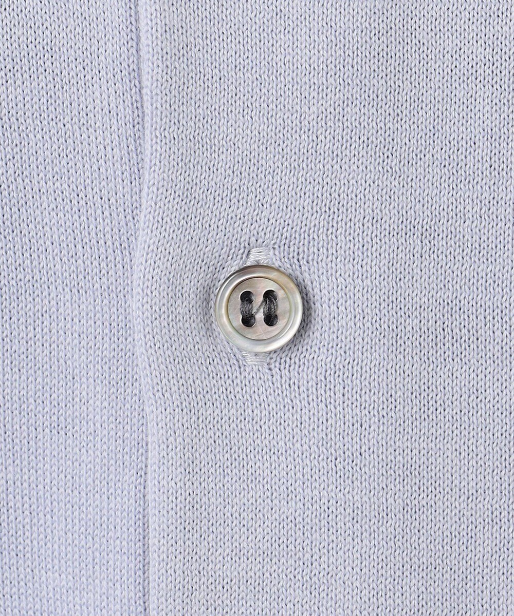 GOTAIRIKU GOLD LABEL/WEB&一部店舗限定【洗える】シーアイランドコットン ラグラン半袖ニットポロ 