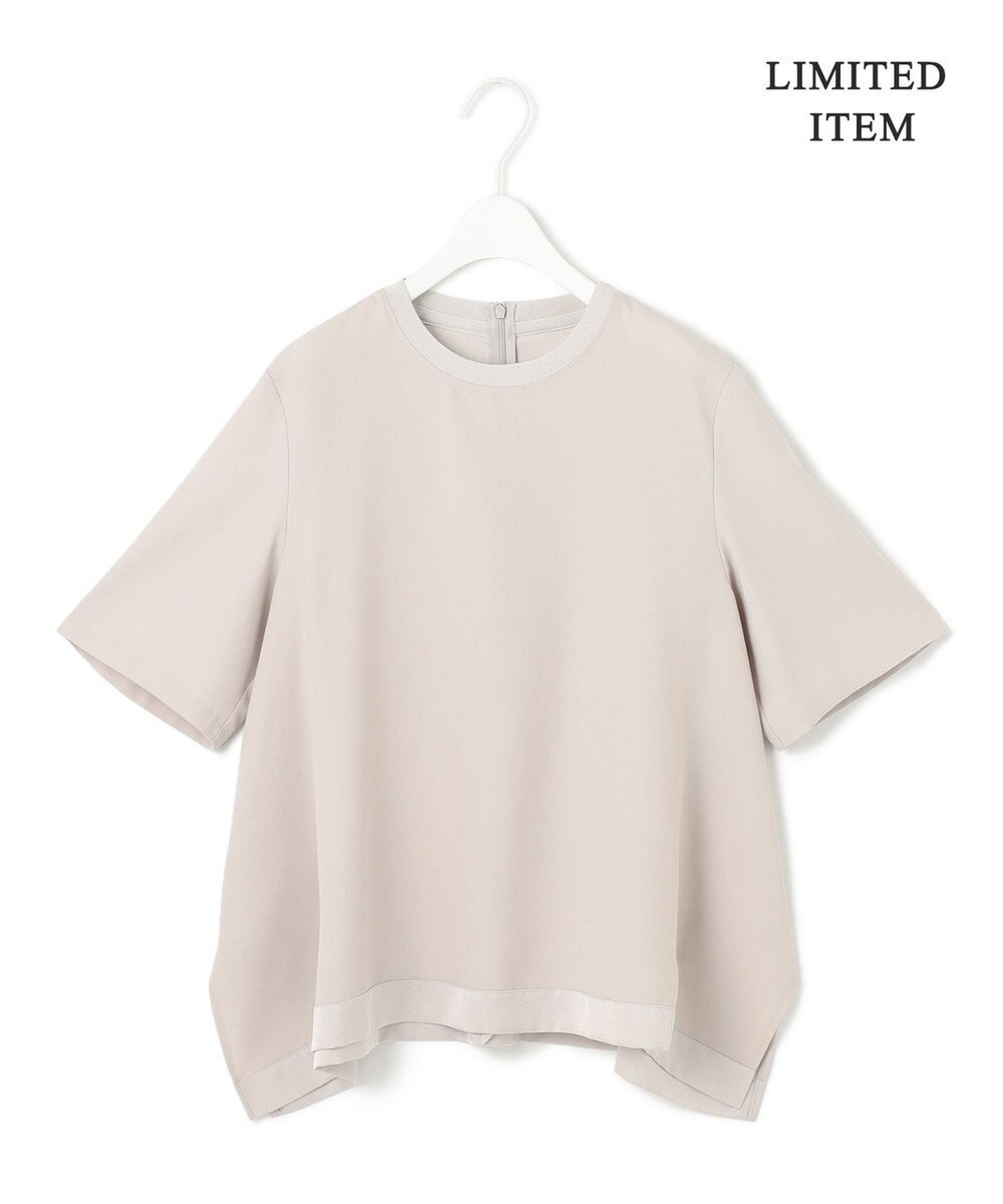 ICB L 【WEB限定・UVケア・速乾・洗える】 FluidBackSatin  Tブラウス 