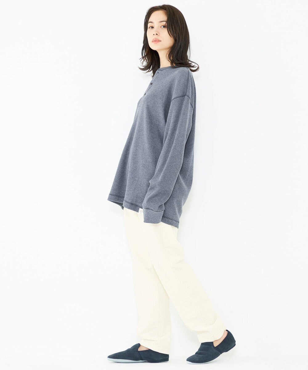 JOSEPH ABBOUD MOUNTAIN 【SPACE／UNISEX】OGコットンワッフル カットソー 