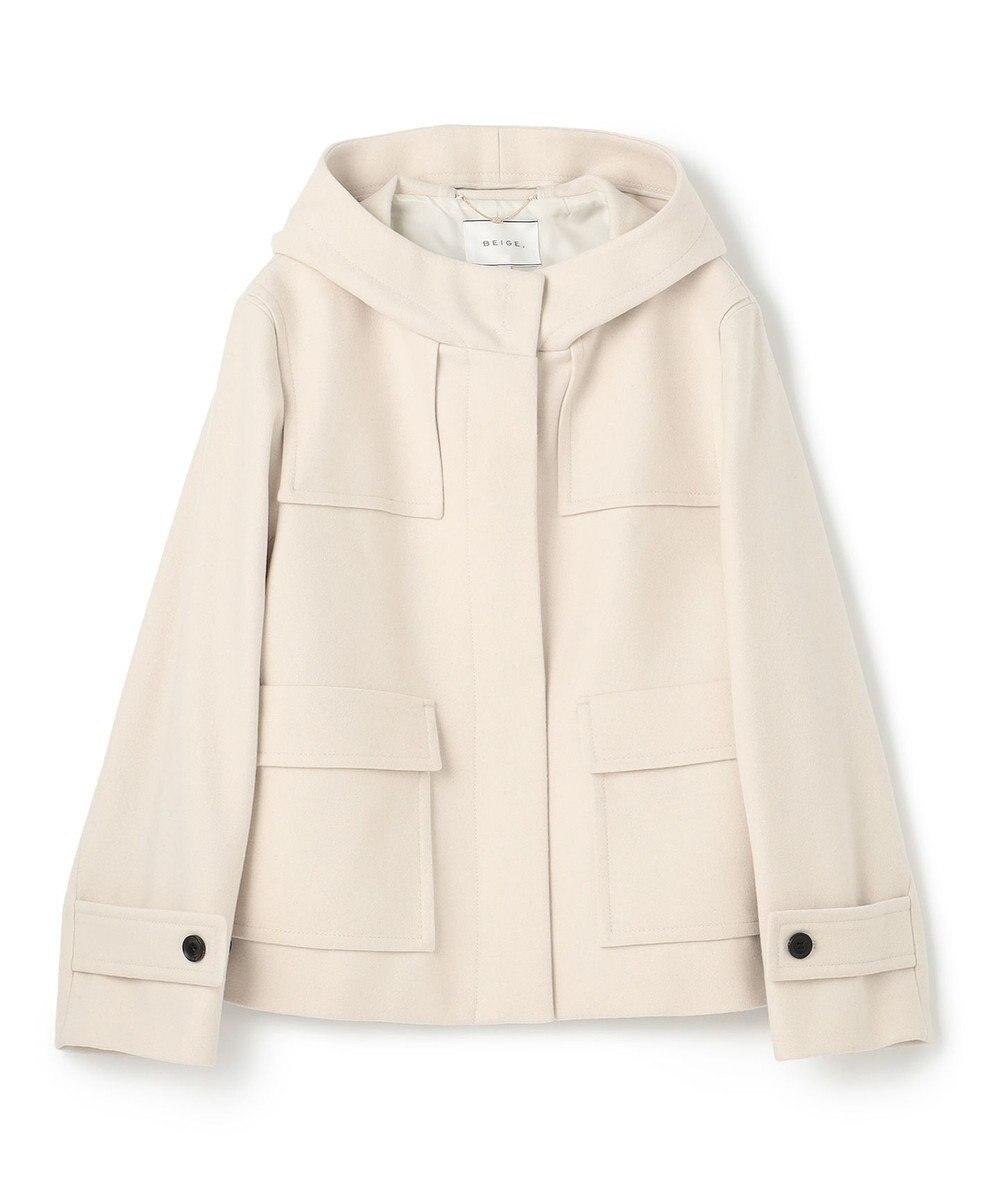 BEIGE， 【S-size】CHABANAIS / フーデットコート 