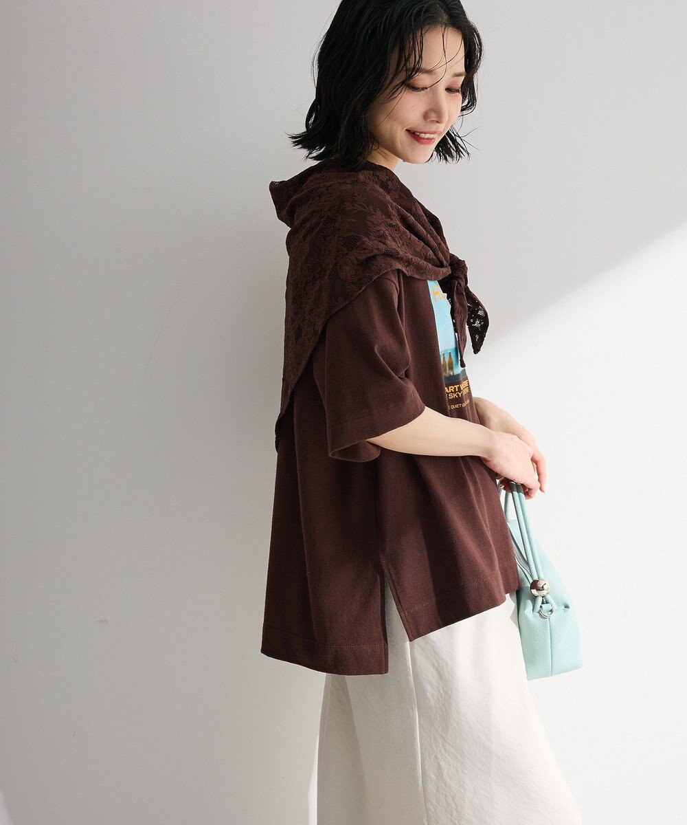 Green Parks ＳＥＴ２点フォトＴシャツ＋レーススカーフ 