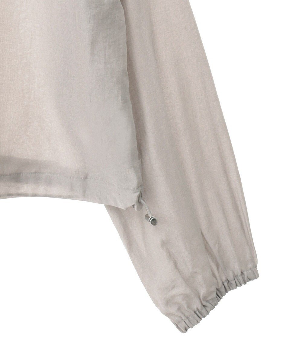 earth music&ecology シアーショートシャツブルゾン 