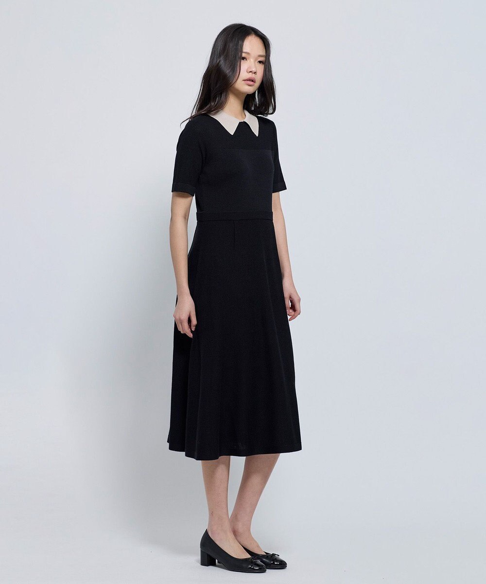 TOCCA 【WEB限定】HONEYCOMB MESH KNIT ニットドレス 