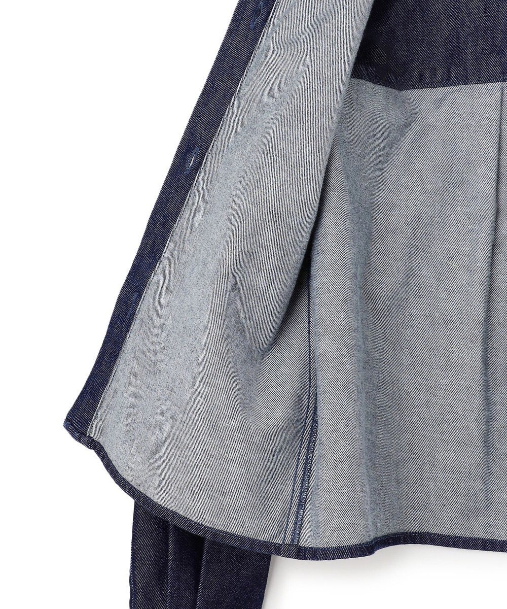 NAVE 【ReNave・セットアップ可/洗える】マーセライズデニムシャツ 