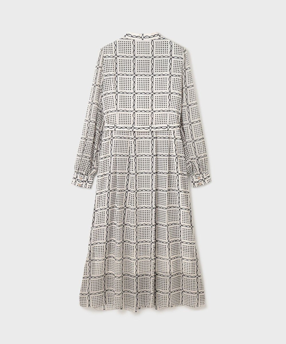GRACE CONTINENTAL チェーンチェックプリントワンピース 