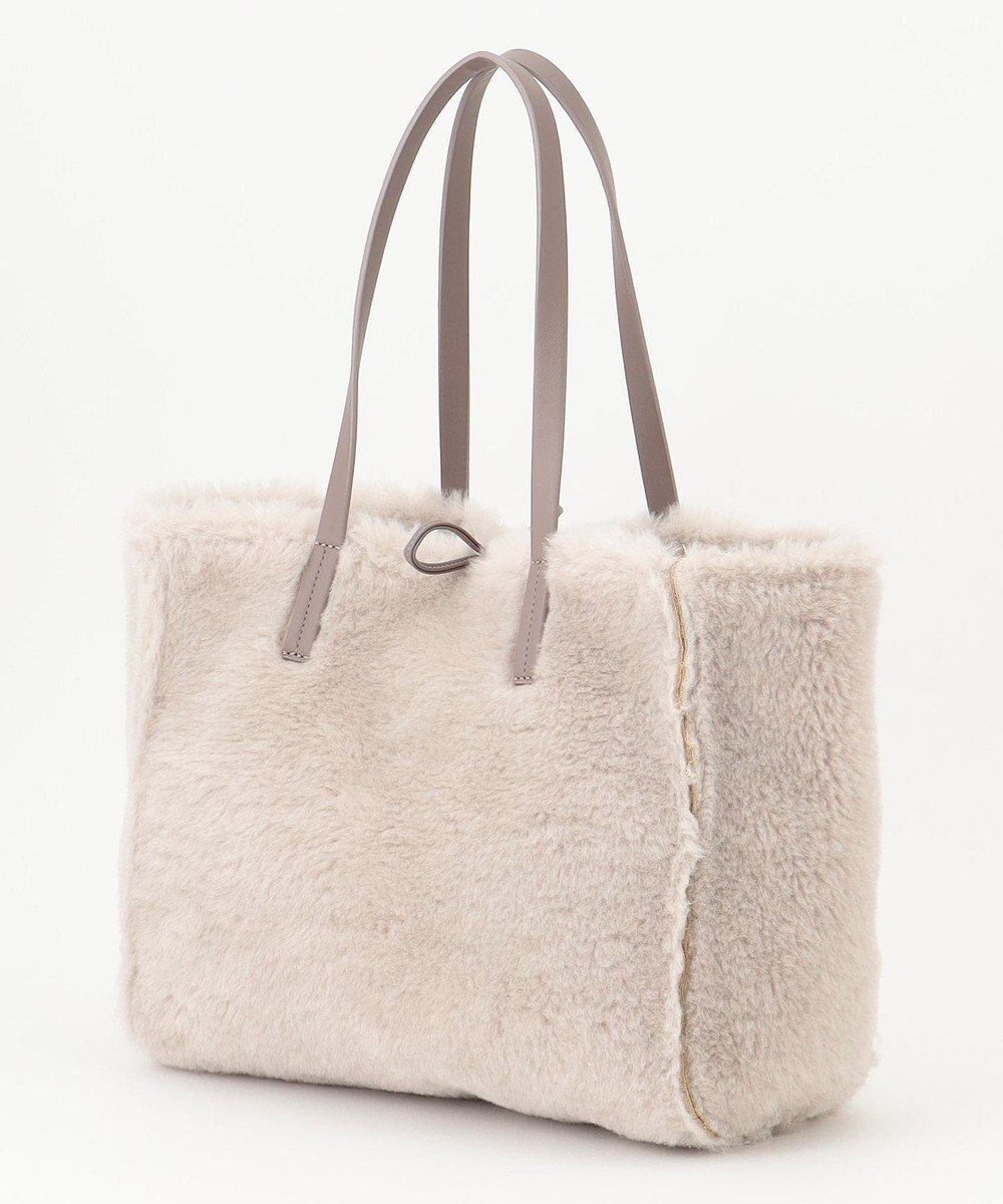 自由区 ムートンリバーシブルトート バッグ 