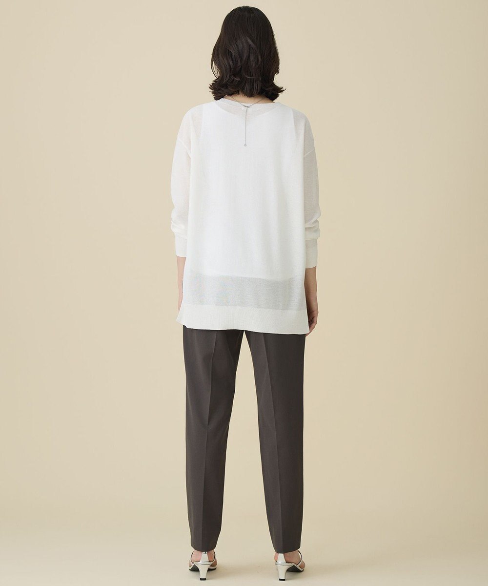 自由区 L ファインゲージスパングルプルオーバー ニット 