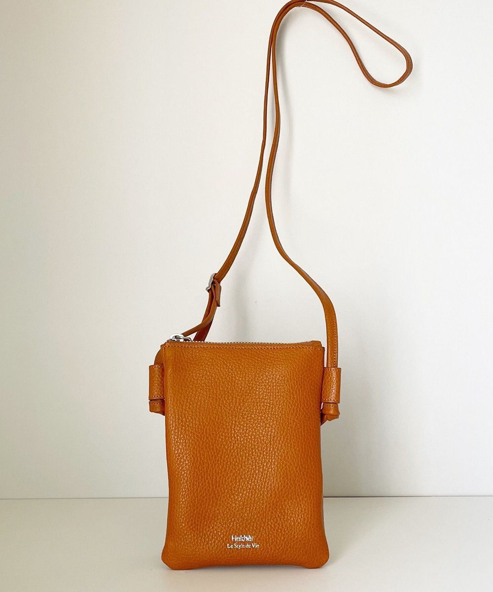 Hekhèr Le Style de Vie 新色追加【日本製】シュリンクレザー スマートフォンポシェット 