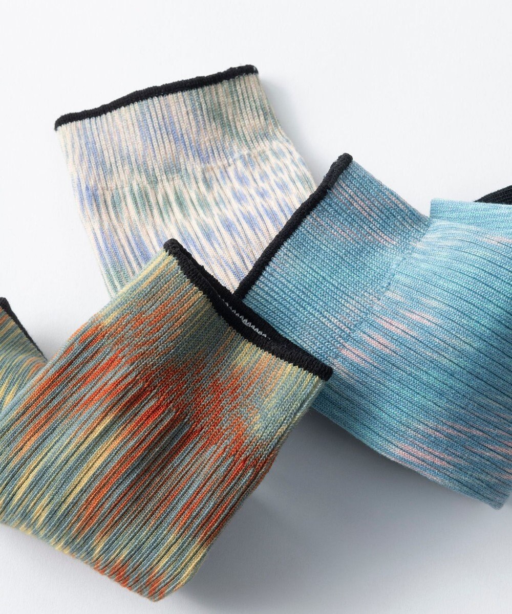 TRICOTE MOIRE LINK SOCKS／モアレリンクソックス 