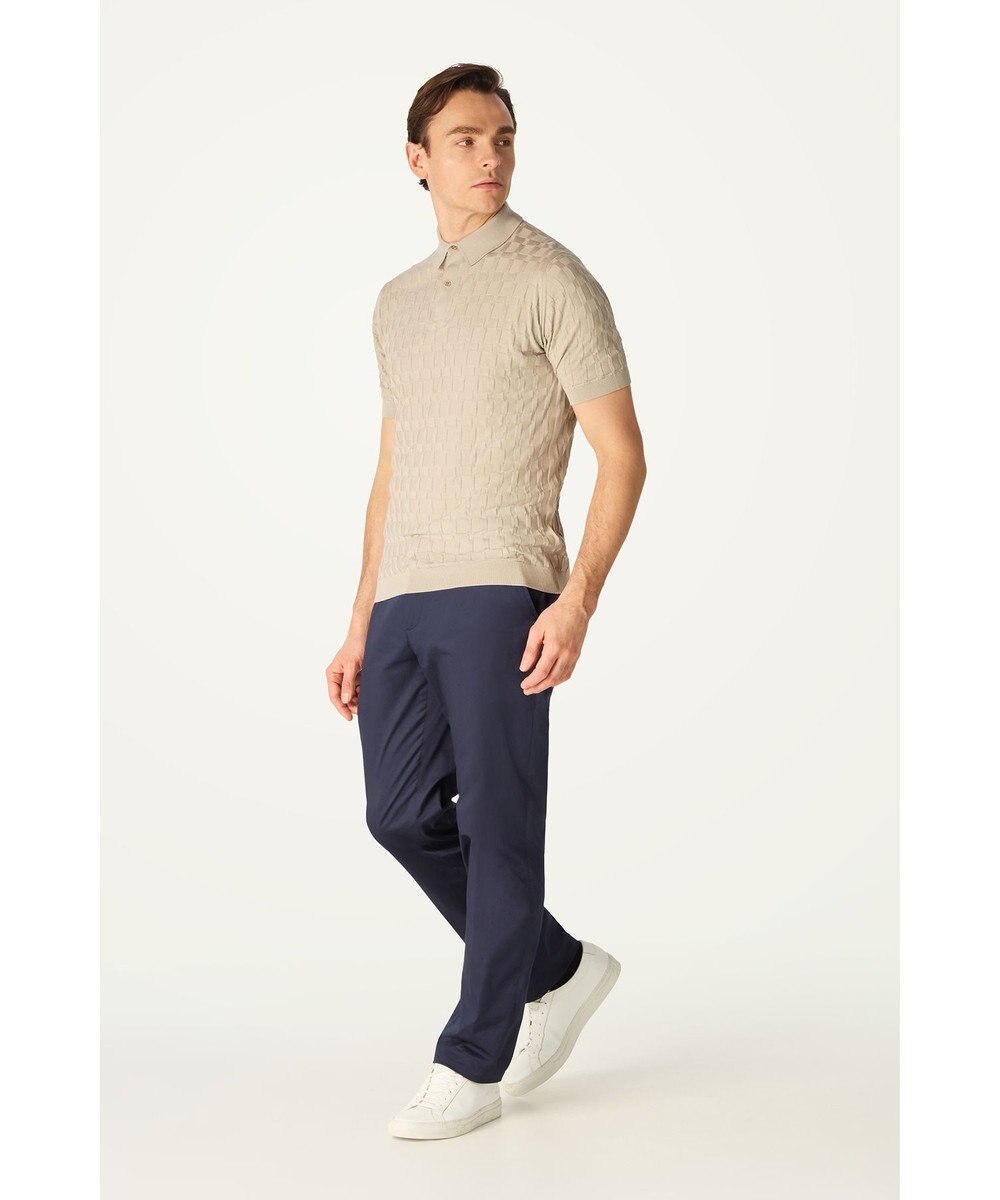 DAKS John Smedley for DAKS ハウスチェックポロシャツ 