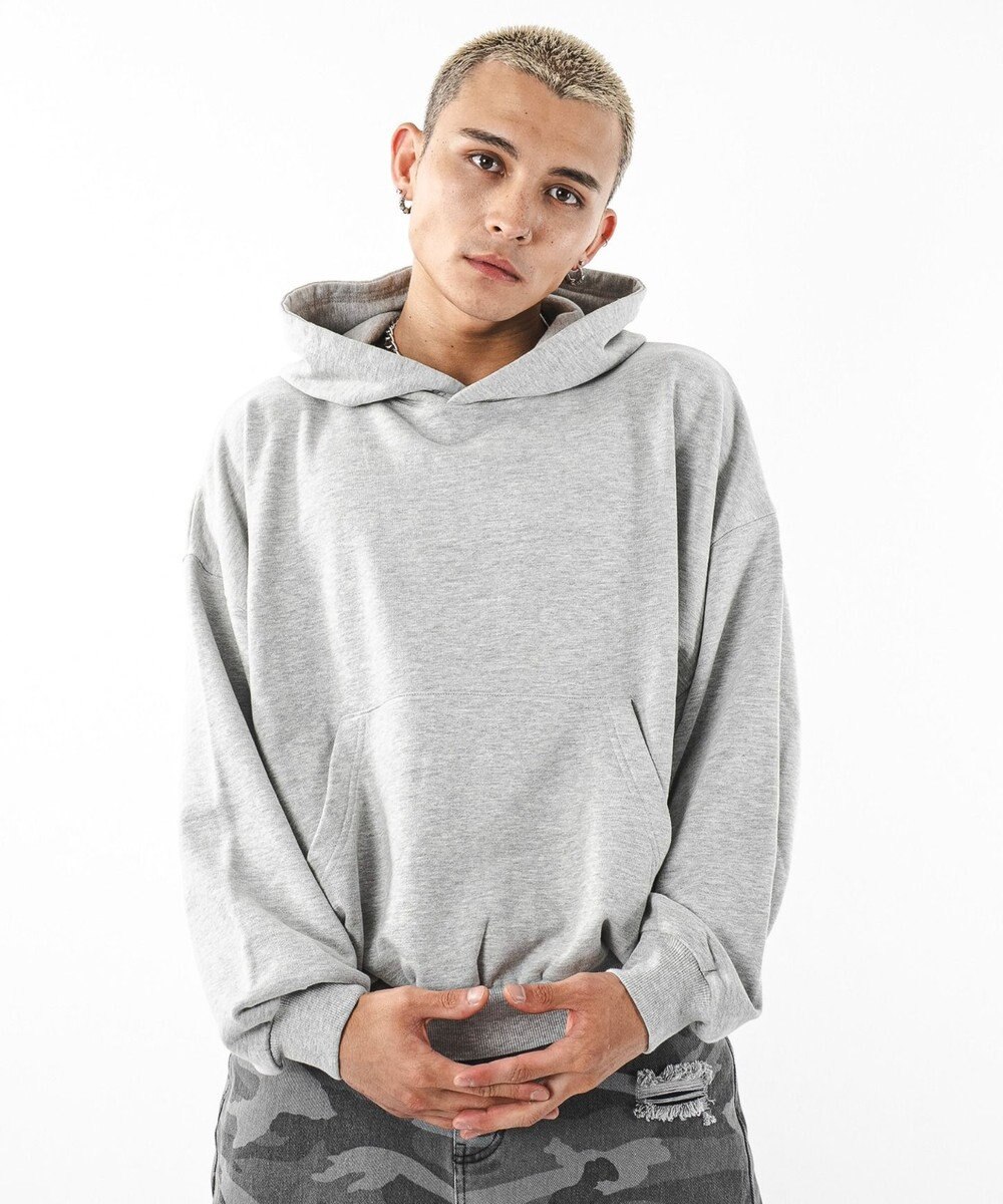 WEGO 【ユニセックス着用ITEM】バルーンクロップドプルパーカー 