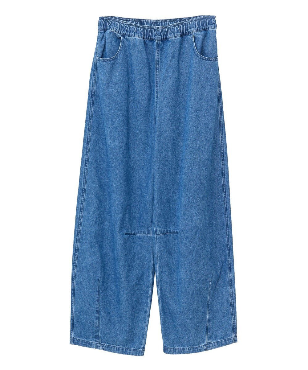 Green Parks ・ＤＯＵＢＬＥ　ＦＬＡＧＳリボン刺繍ポケットデニ 