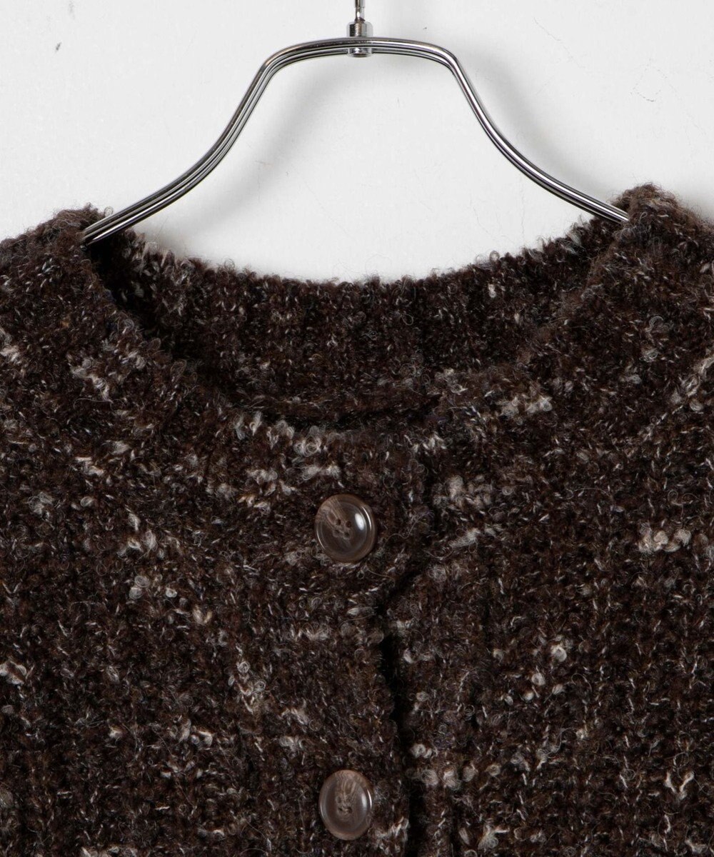 WEGO ミックスブークレ2WAYカーディガン 