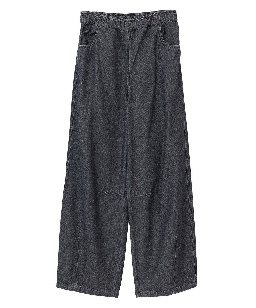 Green Parks ・ＤＯＵＢＬＥ　ＦＬＡＧＳリボン刺繍ポケットデニ 