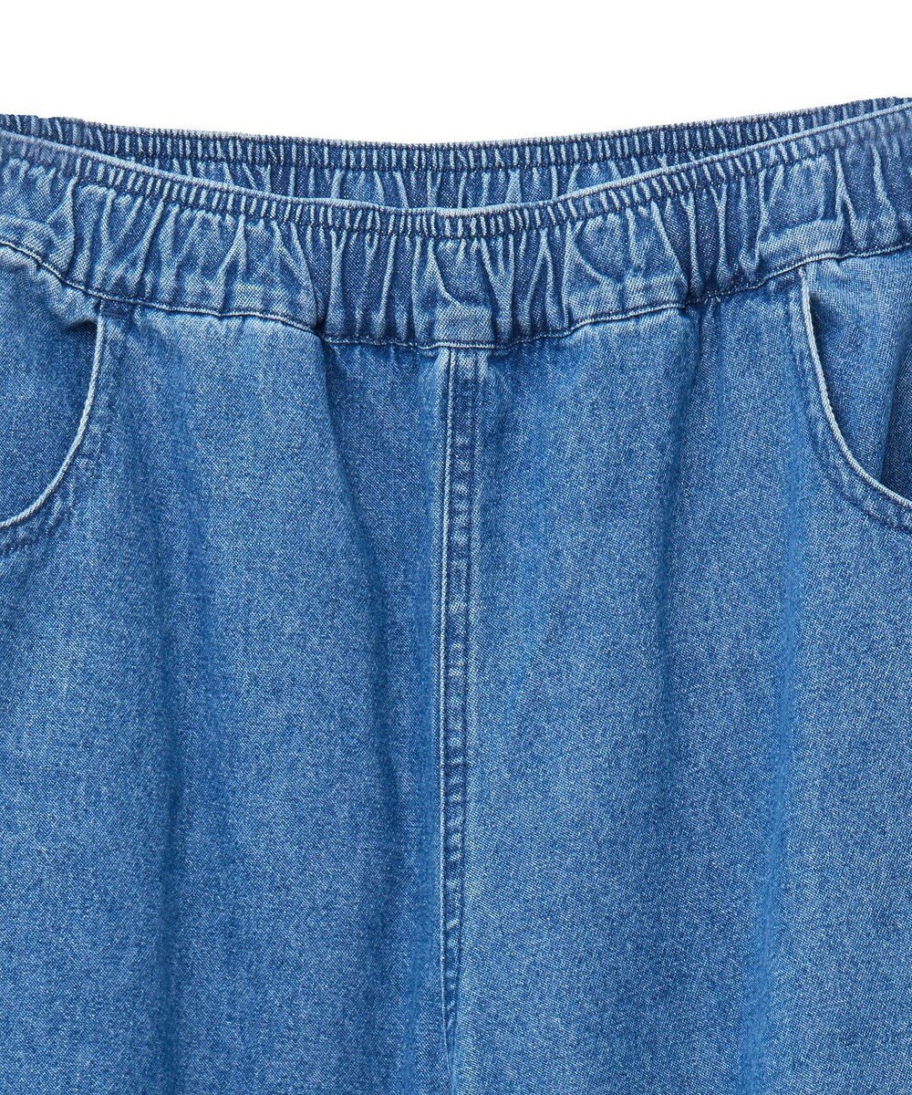 Green Parks ・ＤＯＵＢＬＥ　ＦＬＡＧＳリボン刺繍ポケットデニ 