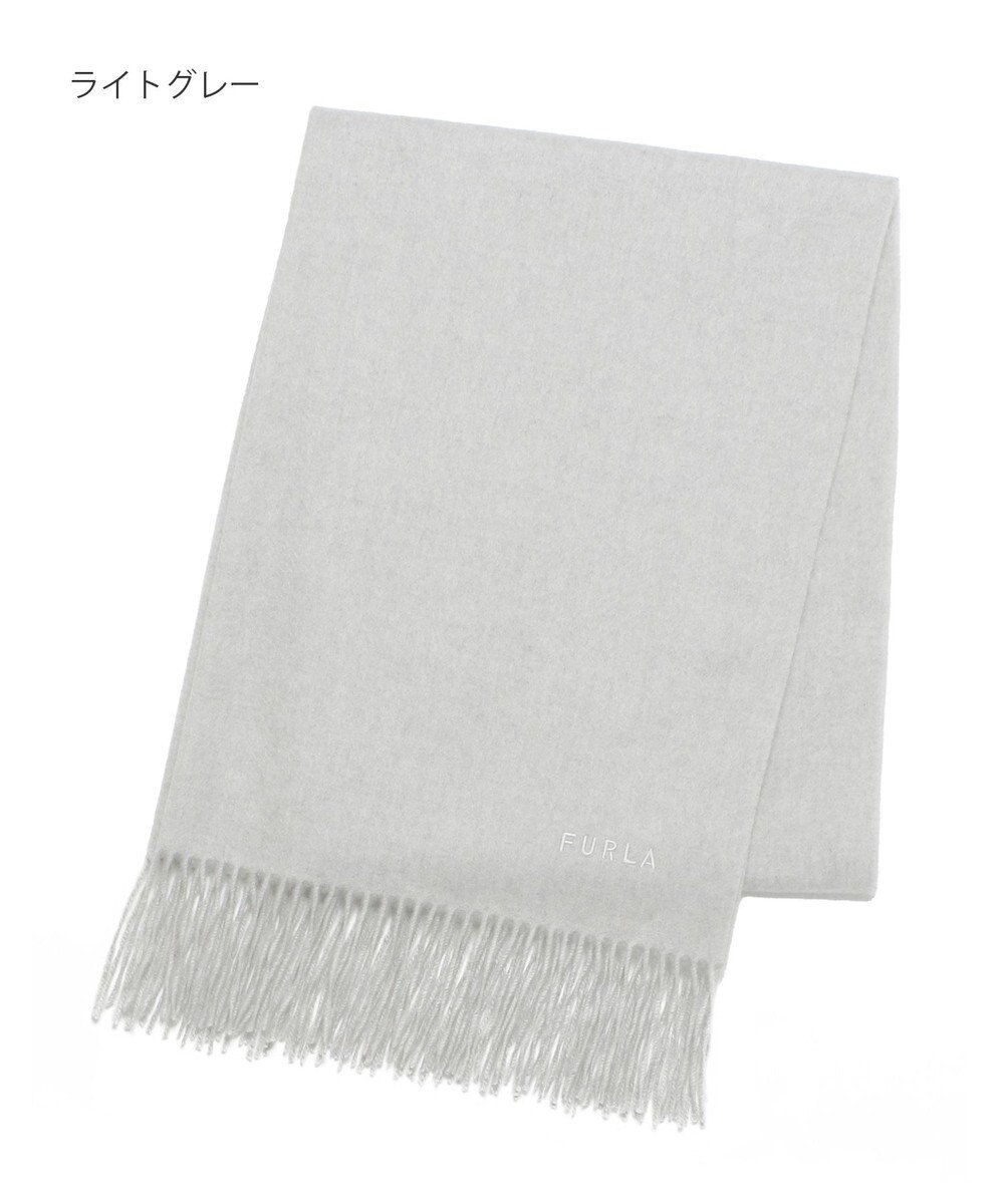 MOONBAT 【洗えるカシミヤ/大人百花1月号掲載】FURLA カシミヤ100%超大判無地 ストールマフラー／幅70cm 