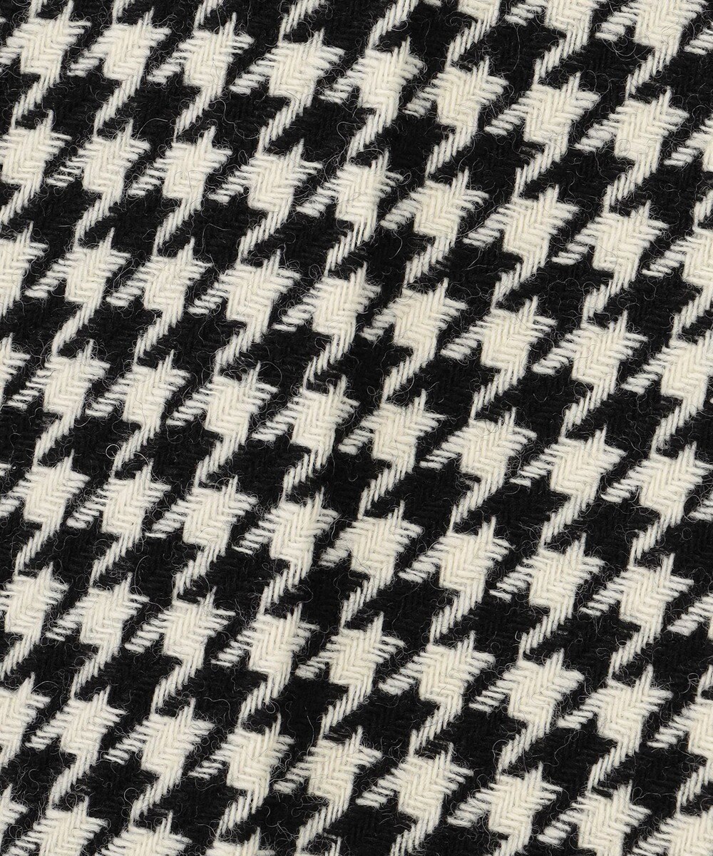 ICB L ハウンドトゥースツイード ワイドストレートパンツ 