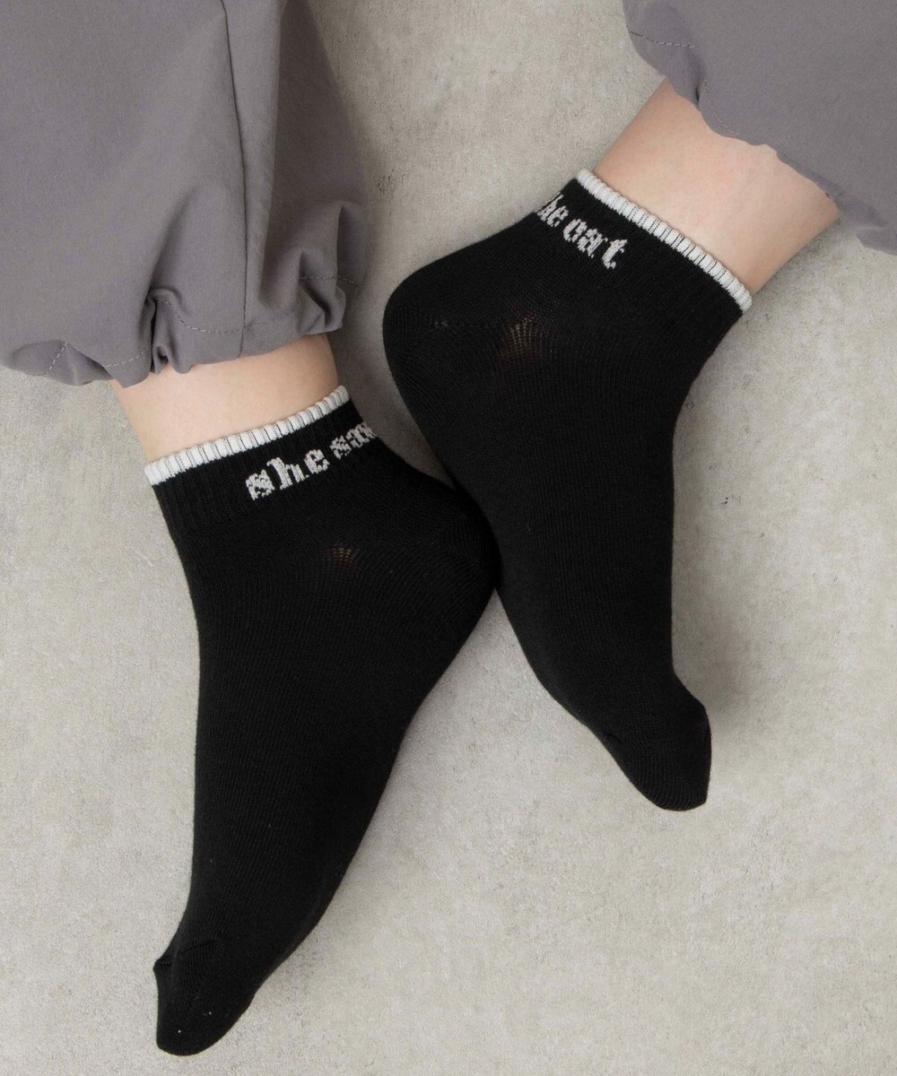 WEGO ラインロゴショートソックス 