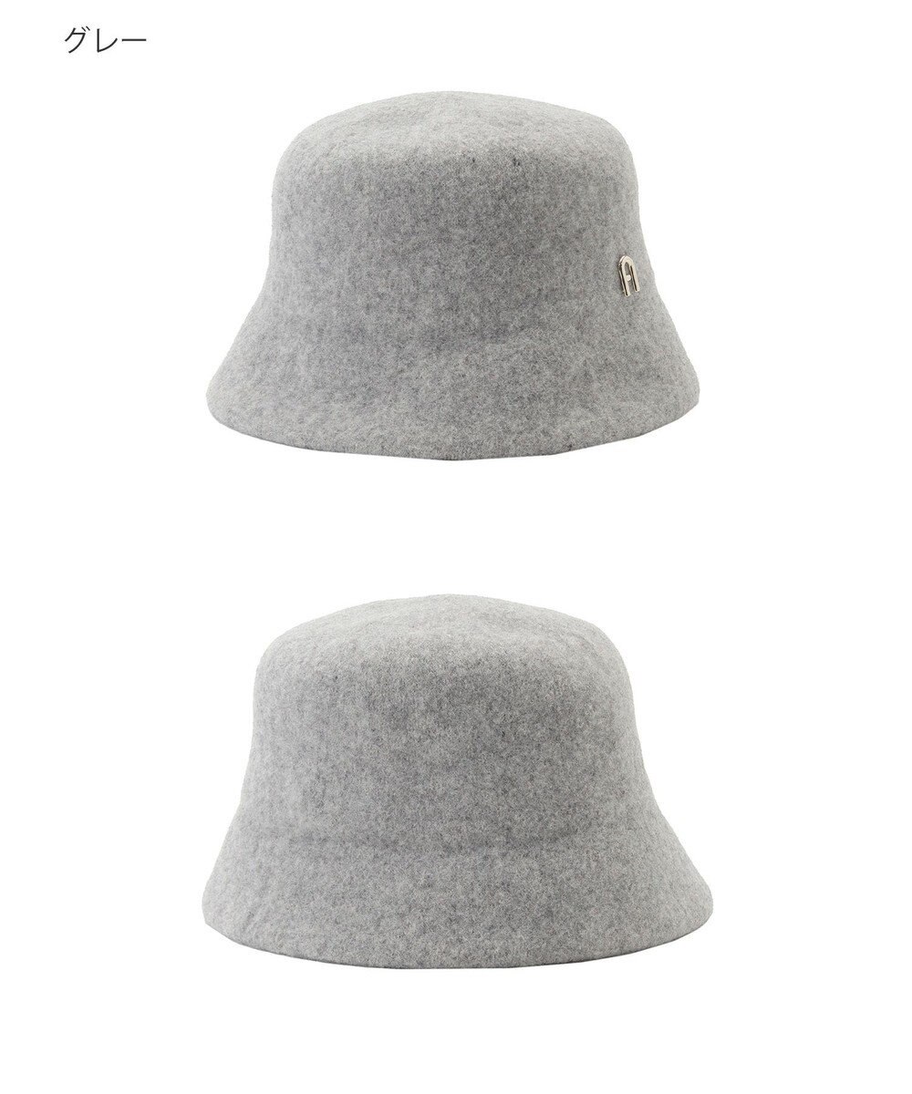 MOONBAT FURLA(フルラ)ロゴ付き バスクハット 帽子 UVカット サイズ調整 