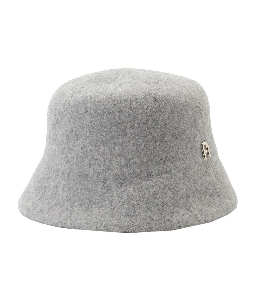 MOONBAT FURLA(フルラ)ロゴ付き バスクハット 帽子 UVカット サイズ調整 