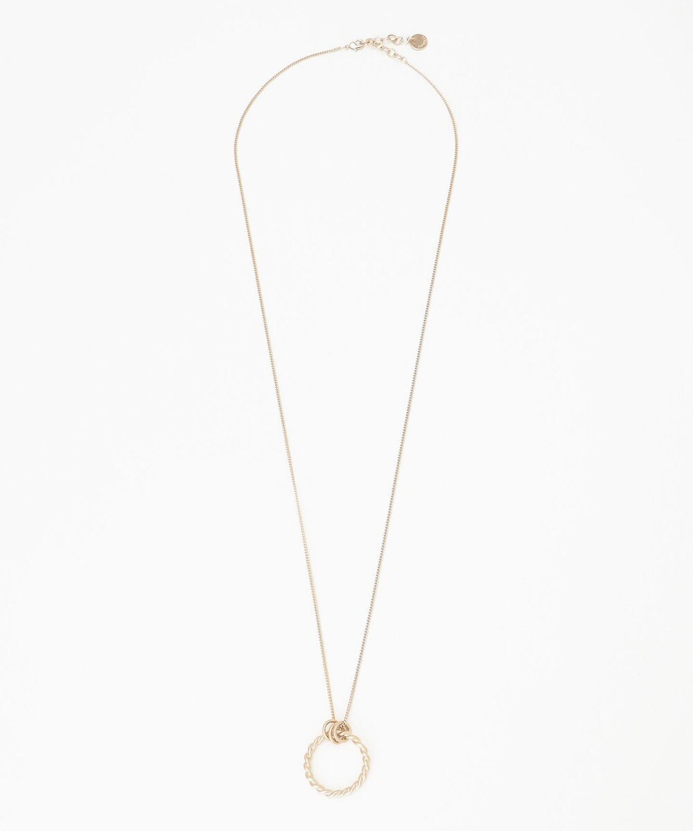J.PRESS LADIES ツイストサークル ワントップ ネックレス 