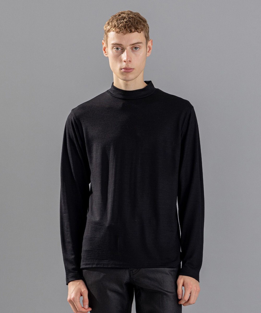 JOSEPH HOMME クリアウールジャージー　モックネック 