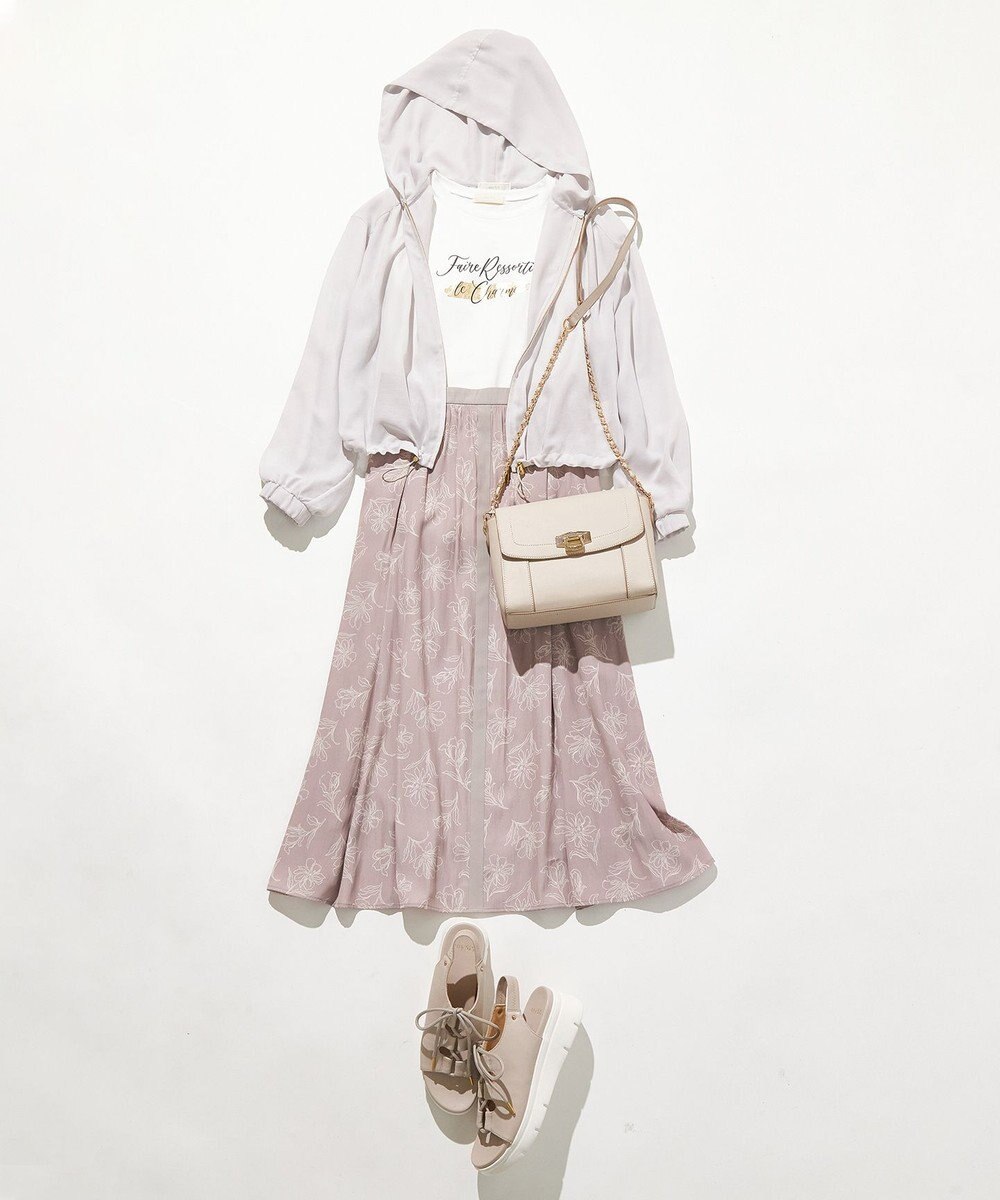 ANY SIS S 箔プリントロゴ Tシャツ 