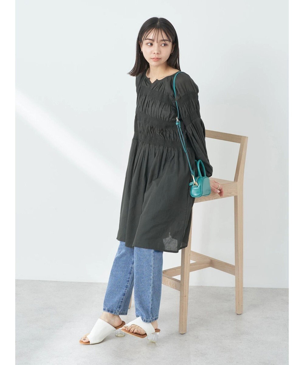 earth music&ecology シャーリングチュニック 