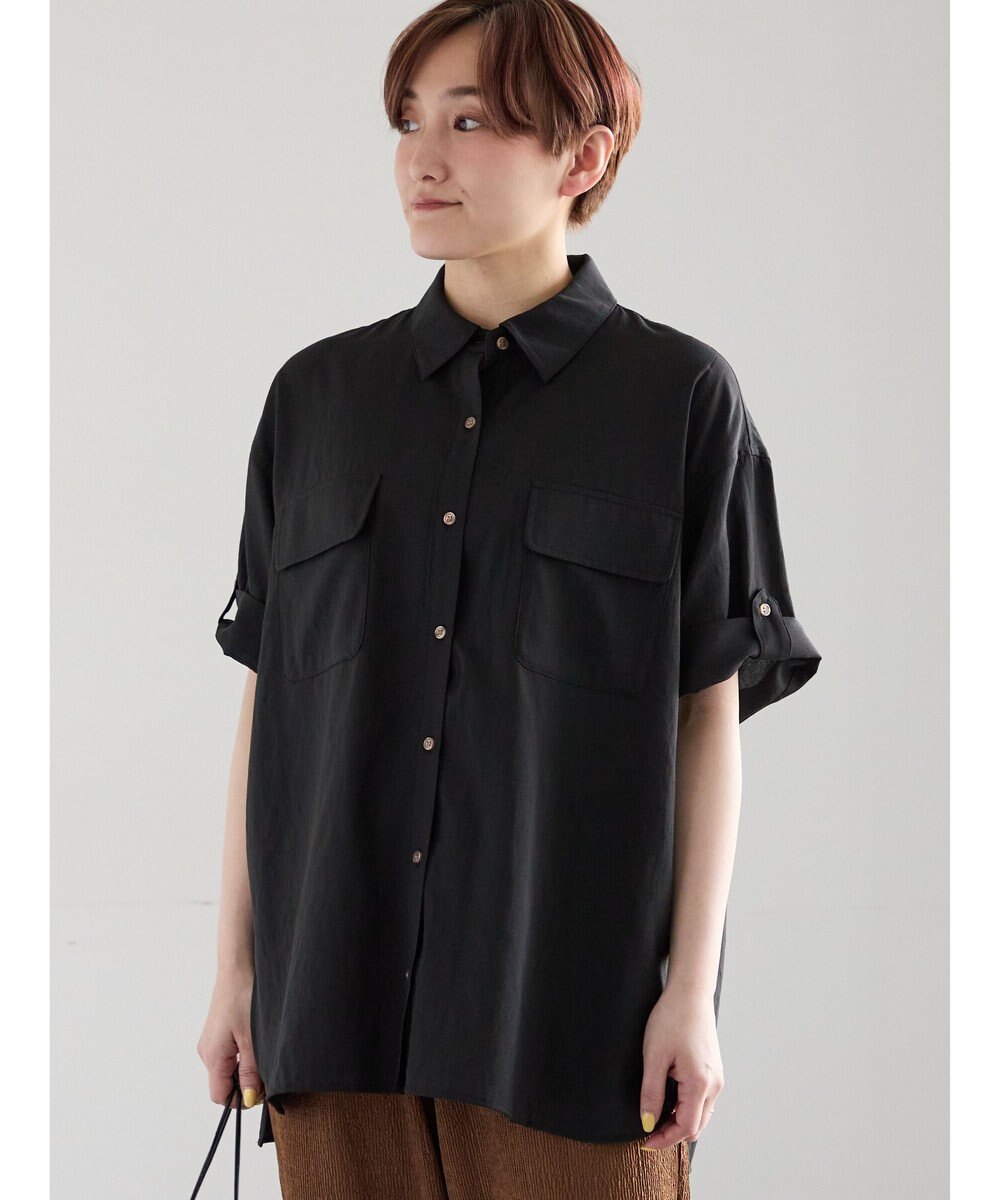 Te chichi Wポケット5分袖オーバーシャツ《2026 SUMMER LOOK item》 