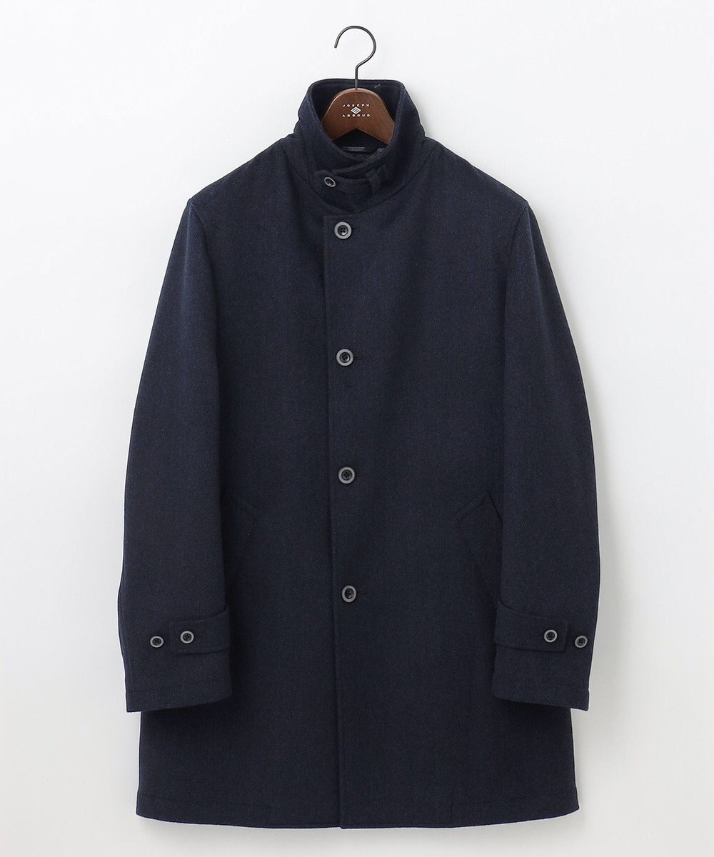 JOSEPH ABBOUD 【ソフト/軽量/JAPANファブリック】 アンゴラウールビーバー ステンカラー コート 