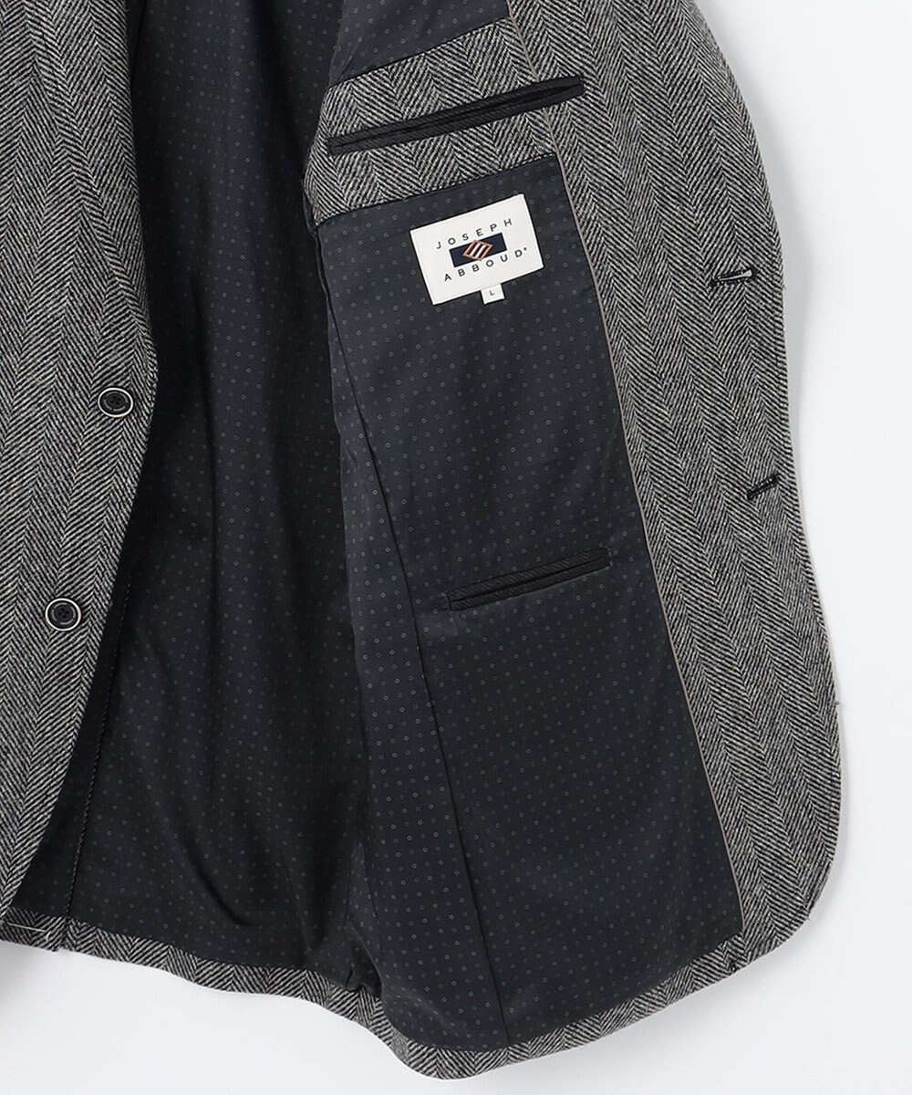 JOSEPH ABBOUD 【リラックスサイズ】ラムウールツィード ジャケット 