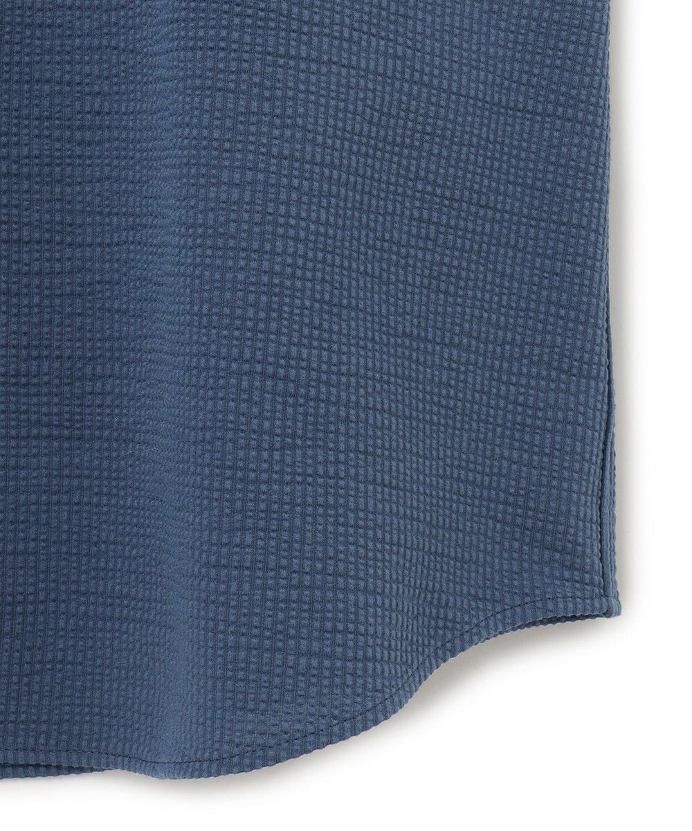 JOSEPH HOMME コンパクトサッカージャージー　レギュラーカラー半袖シャツ 