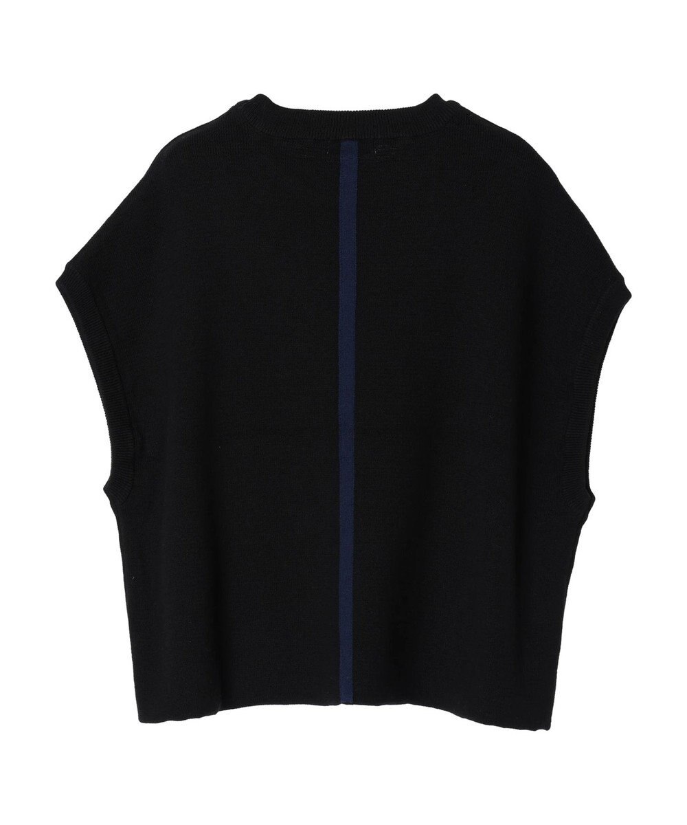 CRAFT STANDARD BOUTIQUE 配色クルーネックニットベスト 