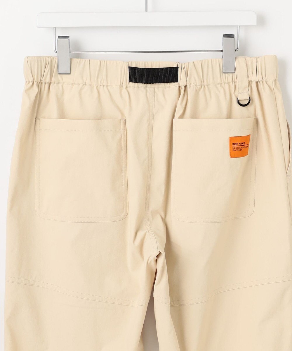 PW CIRCULUS 【撥水加工/ ストレッチ】【MEN】ベルト付 ワイドカーゴパンツ ゴルフ 