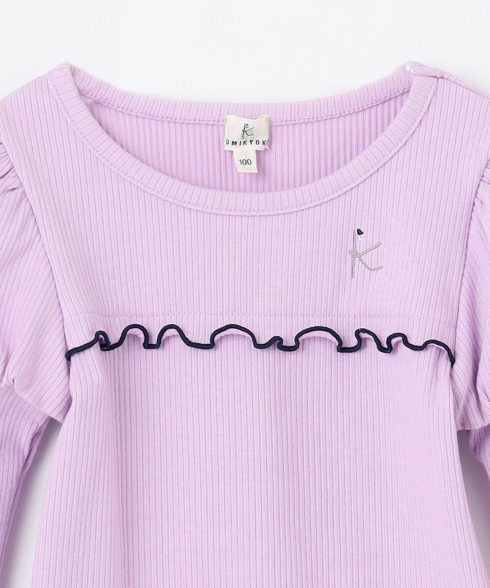 組曲 KIDS 【100㎝】パフスリーブ トップス 