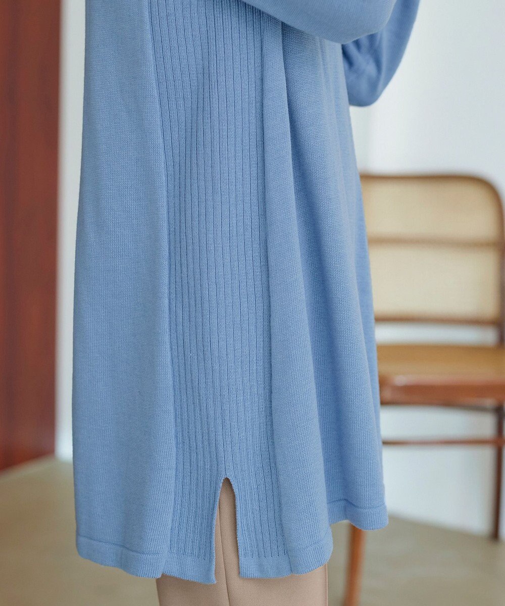 Tiaclasse L 【洗える】カシミヤ混ニットチュニック 