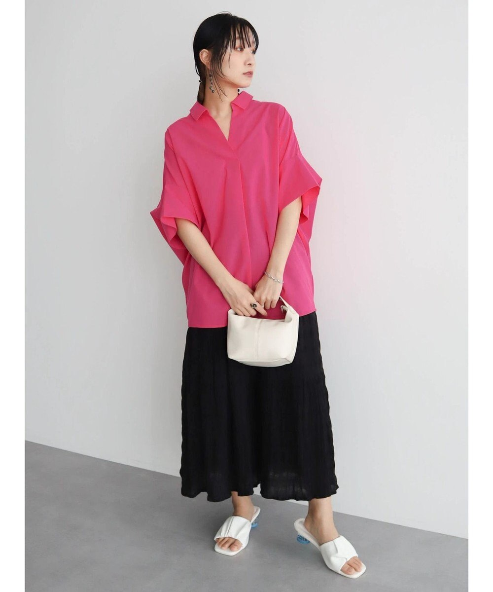 Green Parks Ｉ　段違いギャザーロングスカート 