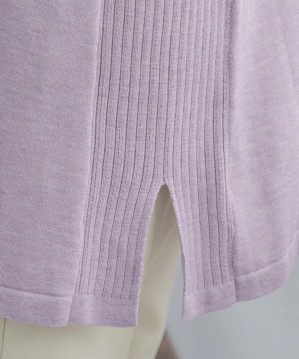 Tiaclasse 【洗える】カシミヤ混ニットチュニック 