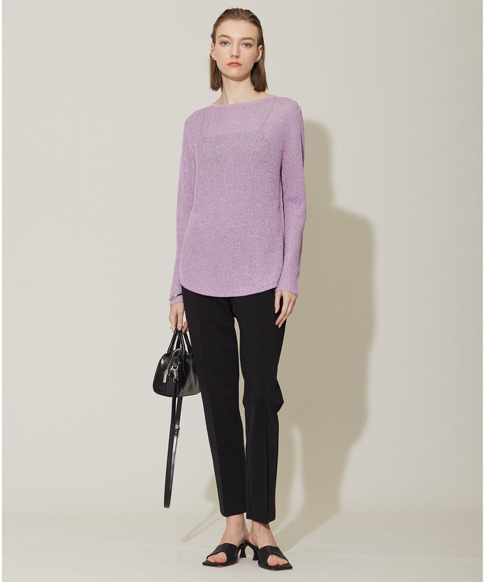 ICB 【洗える】コットンコンプレッシャー ストレートパンツ 