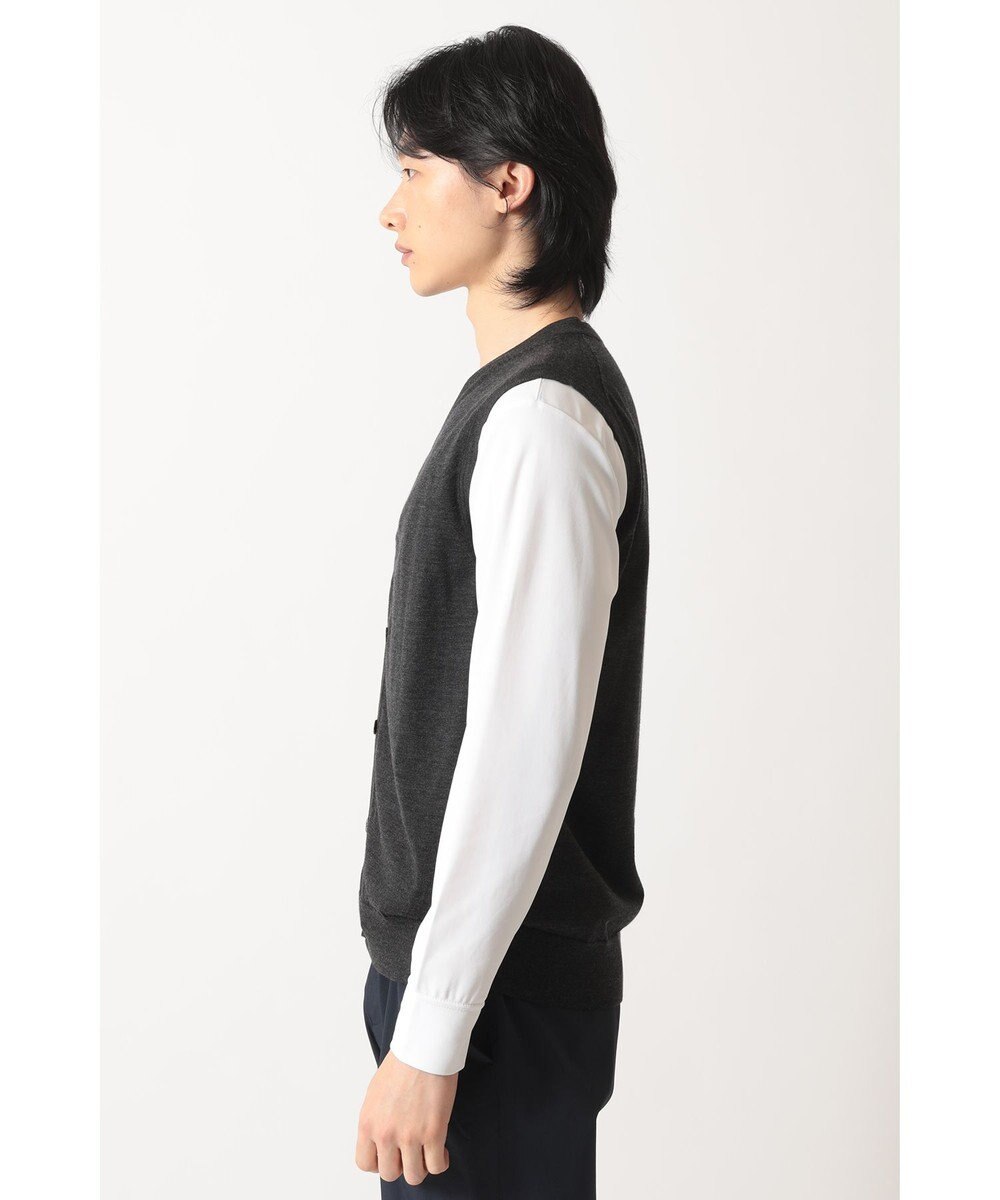 DAKS スーパーファインメリノ ニットベスト 