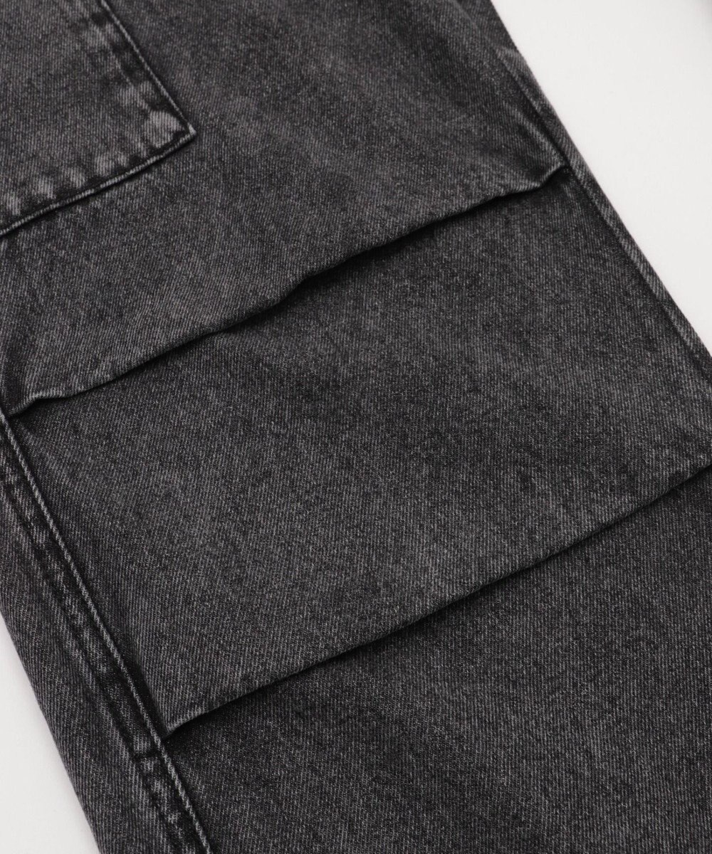 WEGO 【KIDS/150cm/160cm/ウエストゴム】デニムイージーカーゴパンツ（JUNIOR） 