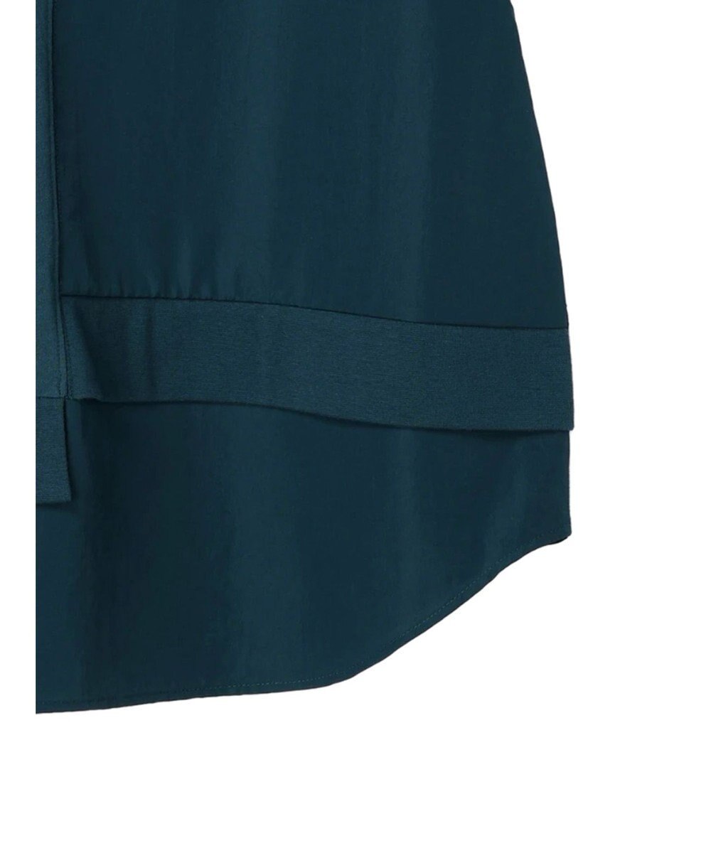 Green Parks 異素材切替ドッキングチュニック 