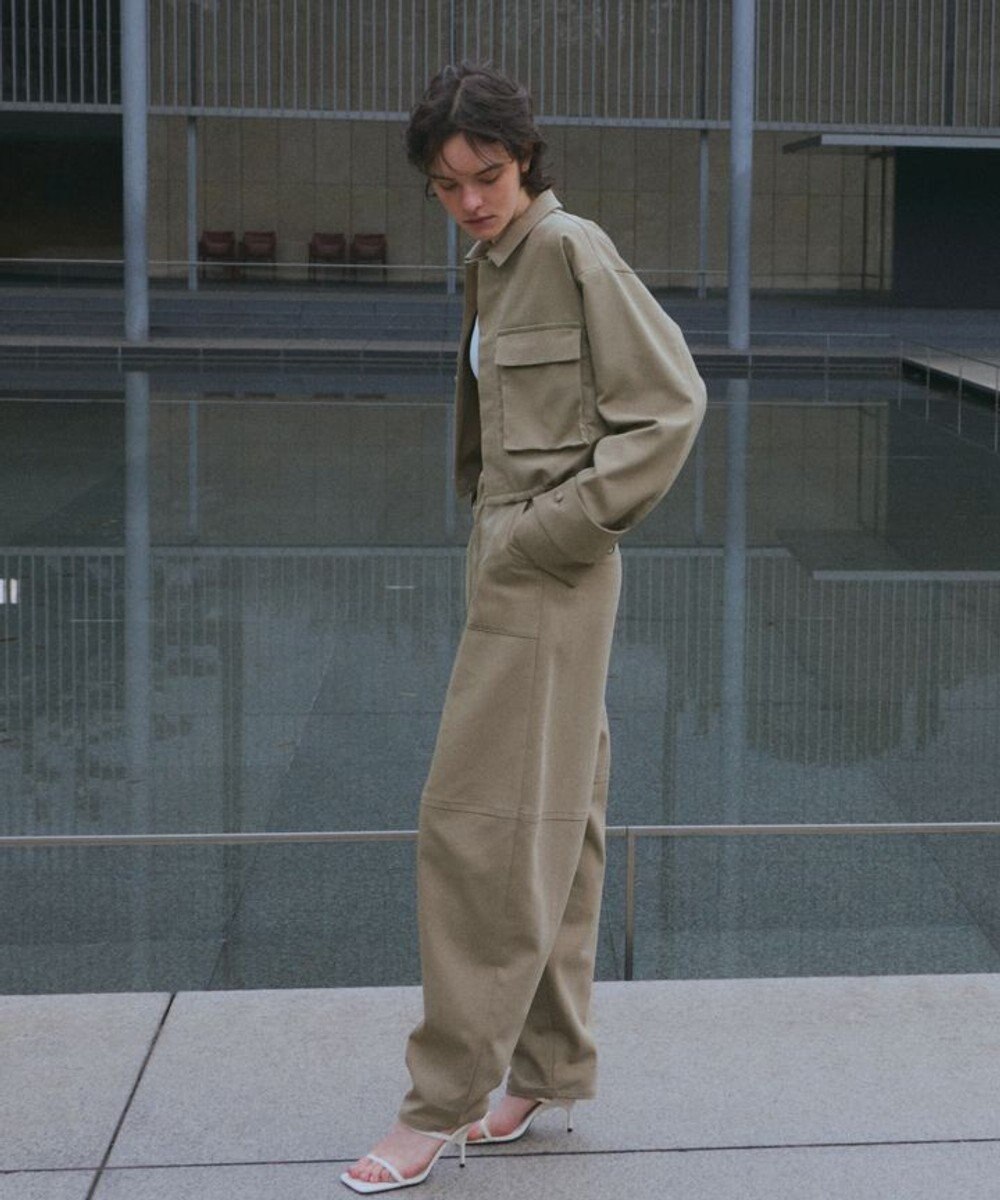 NAVE 【Nave・セットアップ可/洗える/撥水】スパンツイル パンツ 