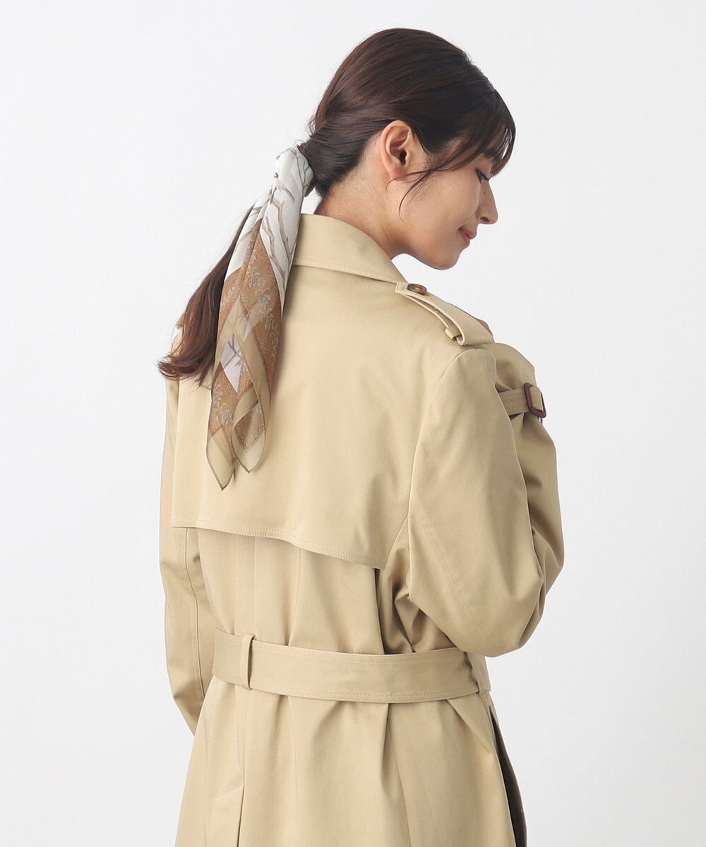 MOONBAT 【WEB限定】PAUL & JOE ACCESSOIRES シルクシフォンスカーフ 58×58cm 