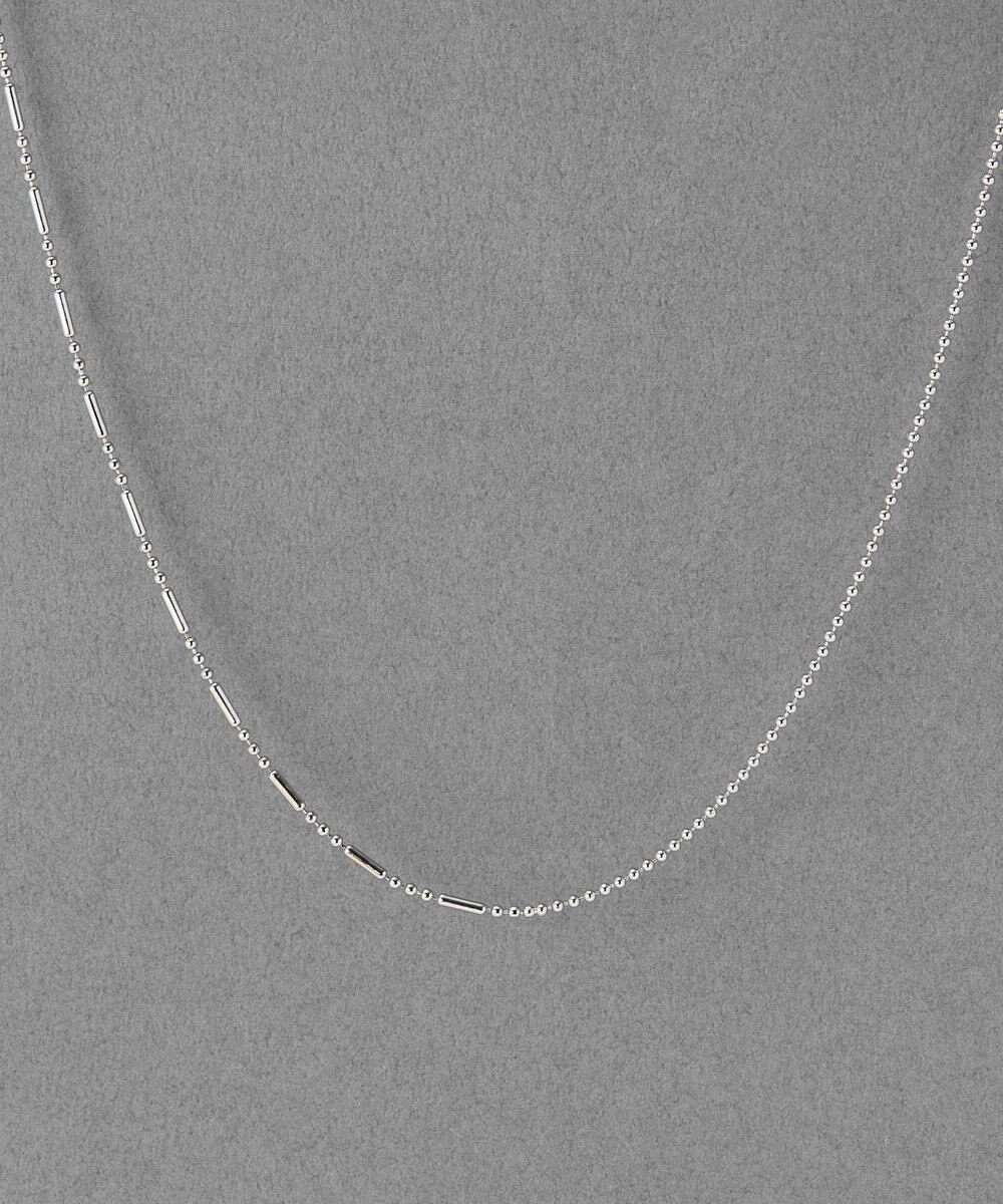 Phoebe 【金属アレルギー対応】リンキーデザインチェーンネックレス　シルバー　ニッケルフリー 
