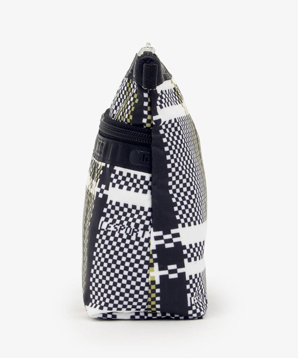 LeSportsac COSMETIC CLUTCH/ピクセルスクランブルチェック 