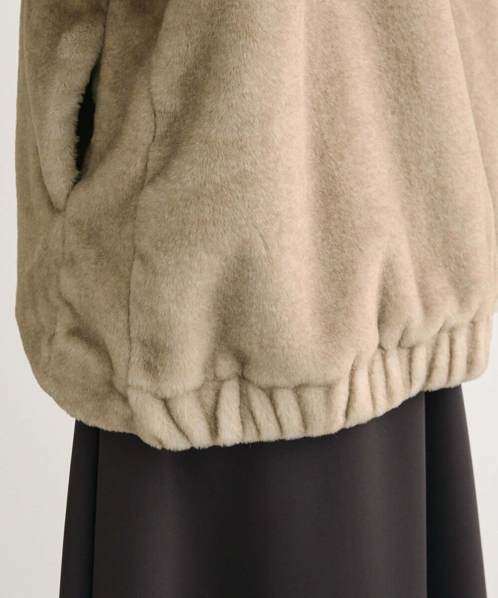 Green Parks スタンドカラーＺＩＰファーベスト 