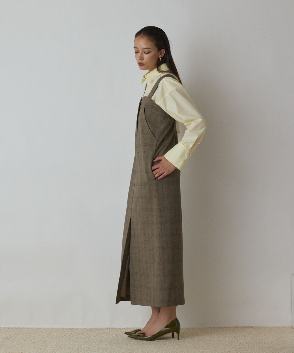 GRACE CONTINENTAL スーツ地ジャンパ－スカート 